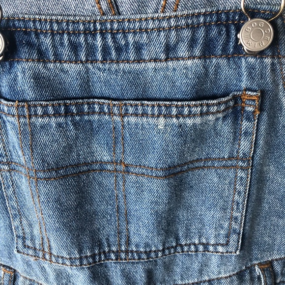 BDG denim short overalls sz xs - Picture 7 of 8